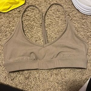 Brown Alo Sports Bra SIZE S.